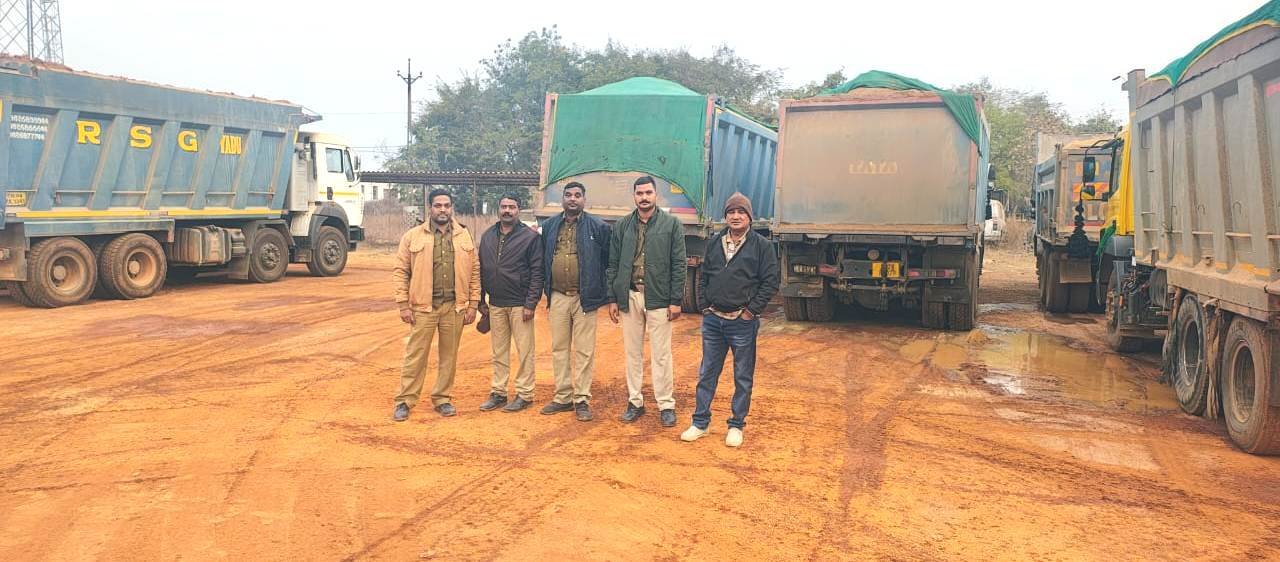 Raipur News : रायपुर में अवैध रेत परिवहन के खिलाफ बड़ी कार्रवाई