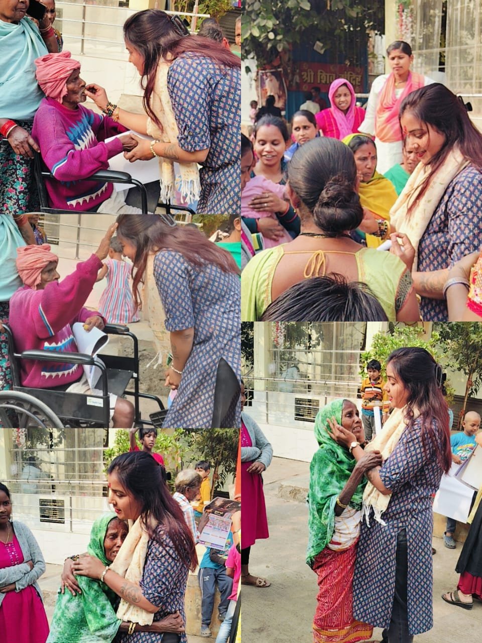 Raipur News : महिला कांग्रेस प्रदेश सचिव पूनम पांडे ने 67 वार्ड में जाकर मकर संक्रांति की बधाई दी